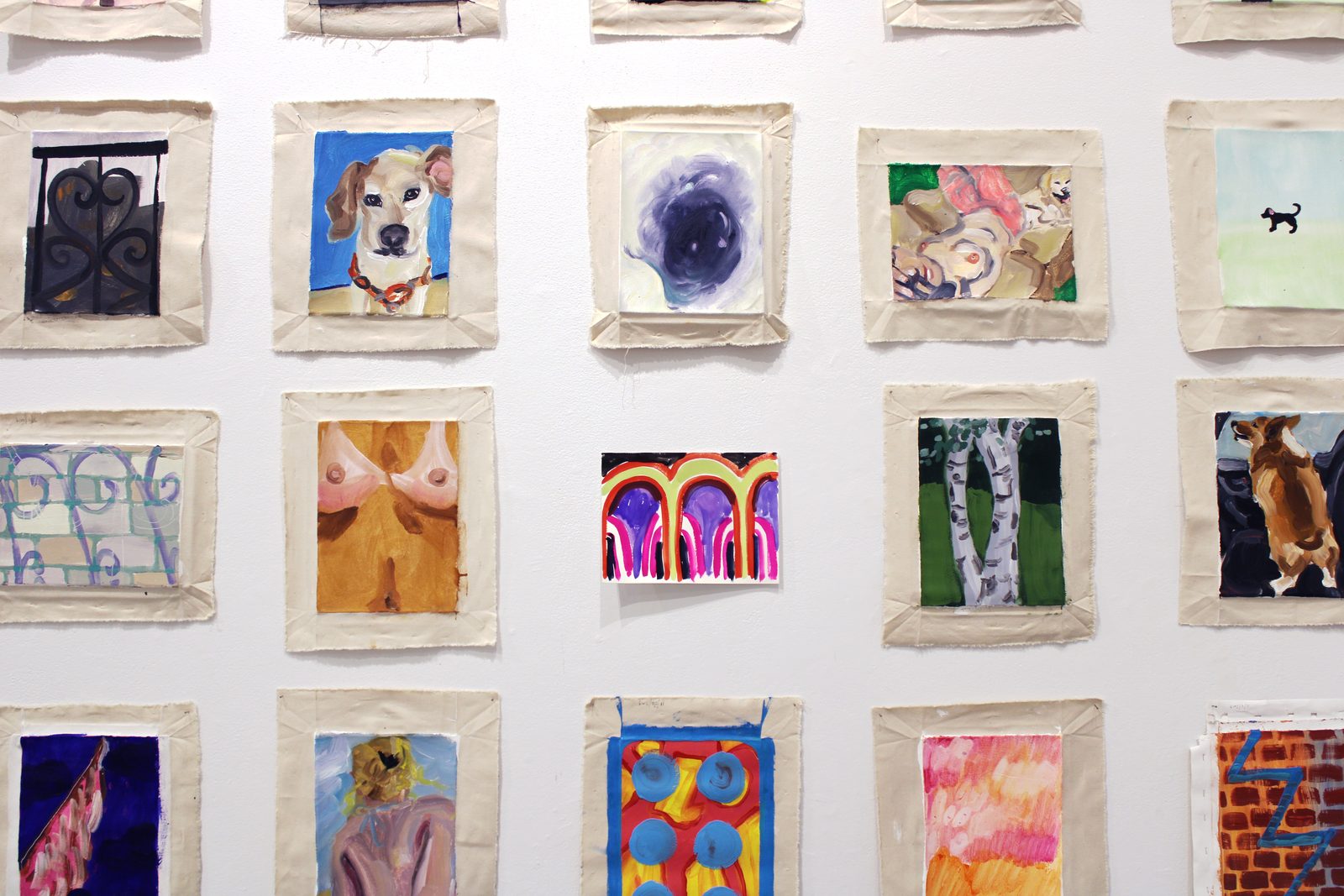 103 Bad Paintings (Installation View)